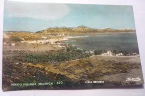 Postkarten: postal uerto pollensa general coloreada escrita